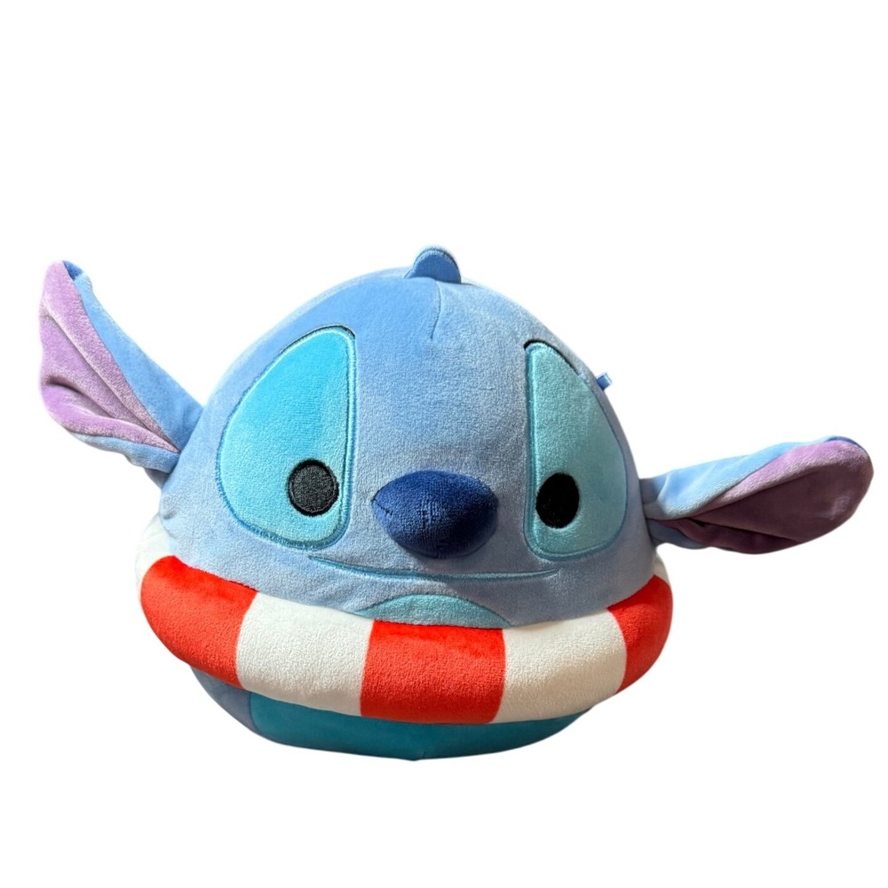 Disney Stitchβ Squishmallow Plush Lifeguard Float Pillow Pal Cute Stuffed Animal